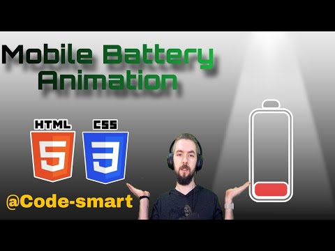 Battery Level Css/html Mobile Battery Animation 🔥 #html #css - YouTube