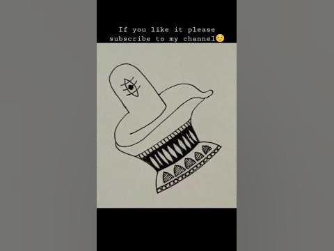 how to draw shiva lingam | how to draw shiva lingam step by step #