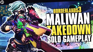 🔴Borderlands 3 - Amara & Moze SOLO Maliwan Takedown Mayhem 4, TVHM