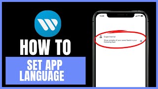How to change app language on WN Social screenshot 2