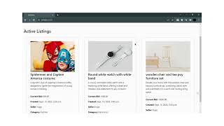 CS50's Web Programming project 2 (Commerce) | video submission |