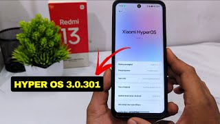 Hyper os 3.0.301 redmi 13 ada fitur baru nya