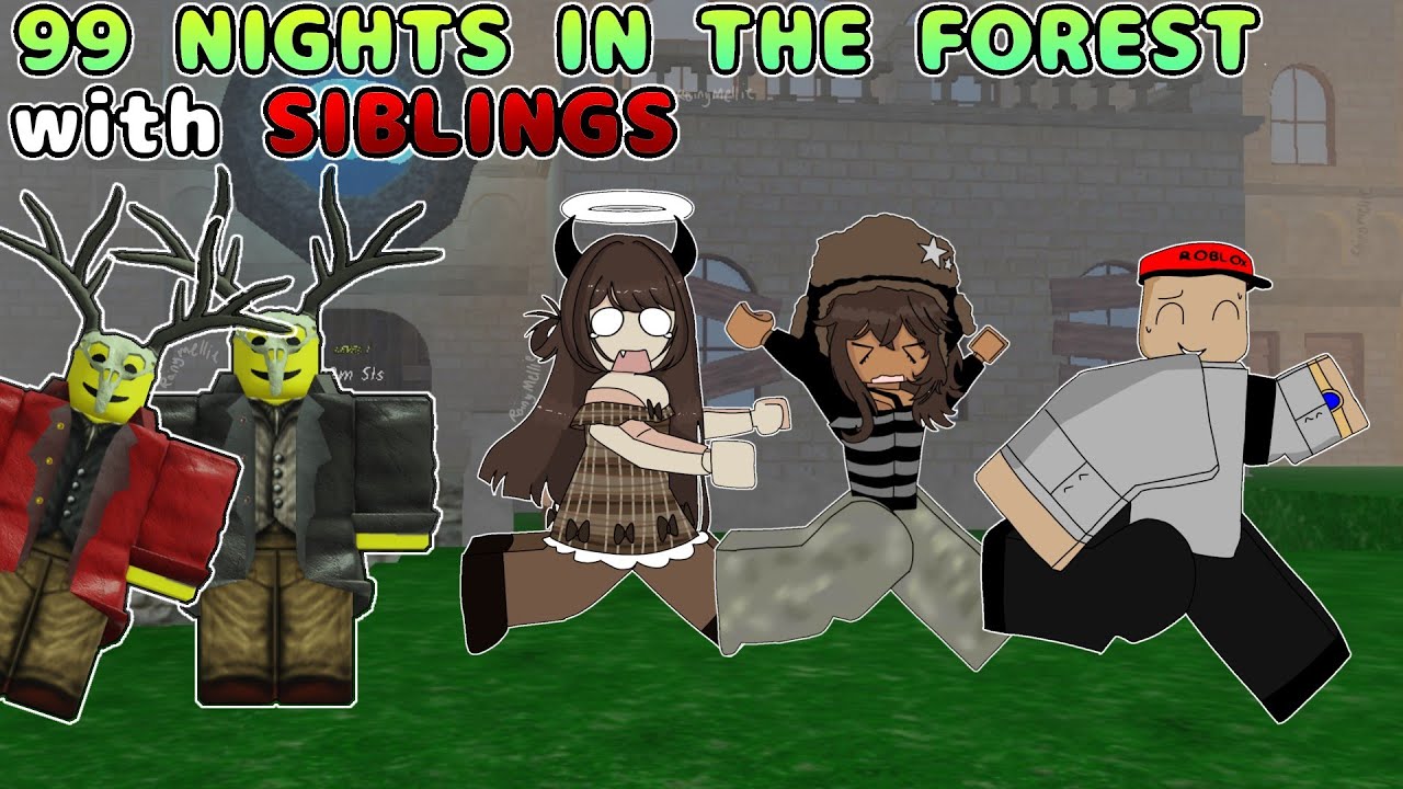 🏕 ИГРАЮ В *НОВОЕ* ОБНОВЛЕНИЕ «99 НОЧЕЙ В ЛЕСУ» С БРАТЬЯМИ И СЕСТРАМИ! 🧪 - 99 ночей в лесу #2