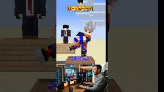 Herobrine Got Too Strong #goku #saitama #luffy #naruto #superman #minecraft #shorts