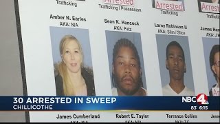 30 arrested in Ross County drug sweep