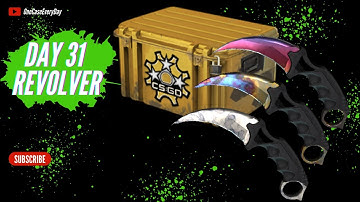 Opening one CSGO case every day until I get a Gold DAY 31