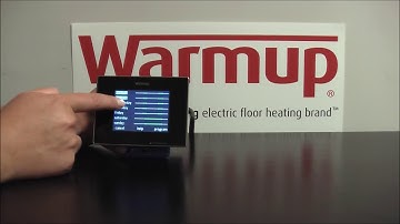 4iE thermostat Set Up - Custom Program