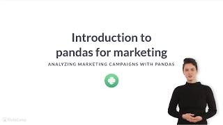 Python Tutorial: Introduction to pandas for marketing