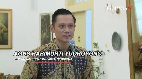 [FULL] Pernyataan Agus Harimurti Yudhoyono Usai Bertemu Jokowi