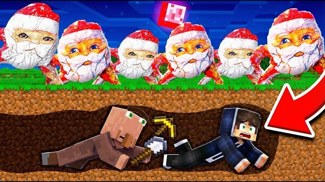 Gradim TAJNI TUNEL da POBEGNEM od GOO GOO GAGA u MINECRAFTU 😱