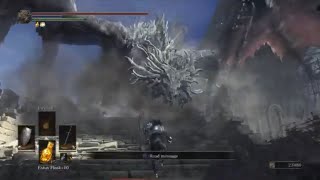 Dark Souls 3 - Ancient Wyvern Boss Fight