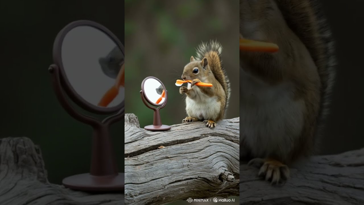 AI Whimsy Day In My Life A Squirrel 