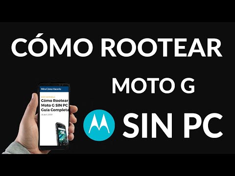 Cómo Rootear Moto G sin PC