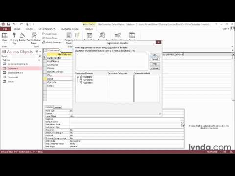 Setting the default value from the Course Access 2013 Essential Training
