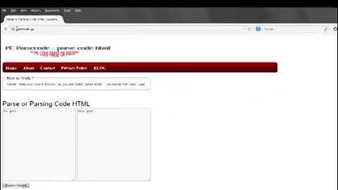 Tutorial Parsecode html,xml,php