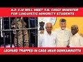HOSUR TELUGU LEADERS WITH A.P. C.M. CHANDRABABU NAIDU / ROARING LEOPARD TRAPPED IN CAGE