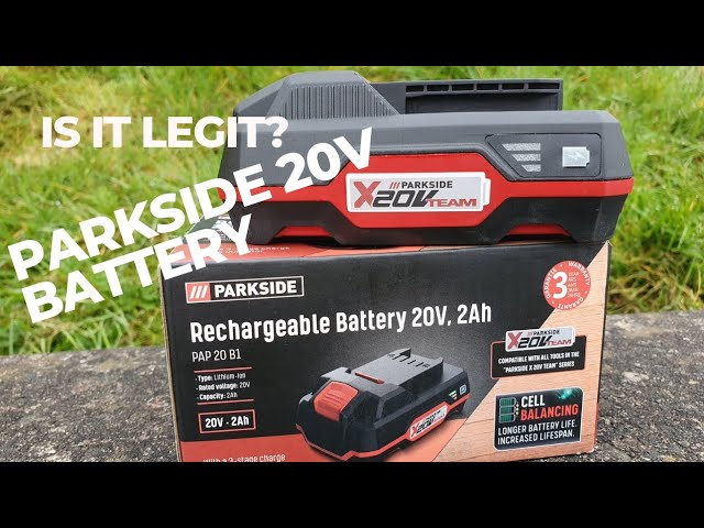 Parkside X20 Battery quick review #Parkside #lidl #powertools #reviews -  YouTube