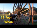 A 12 Foot Logging Wheel Rebuild Begins | Engels Coach Shop