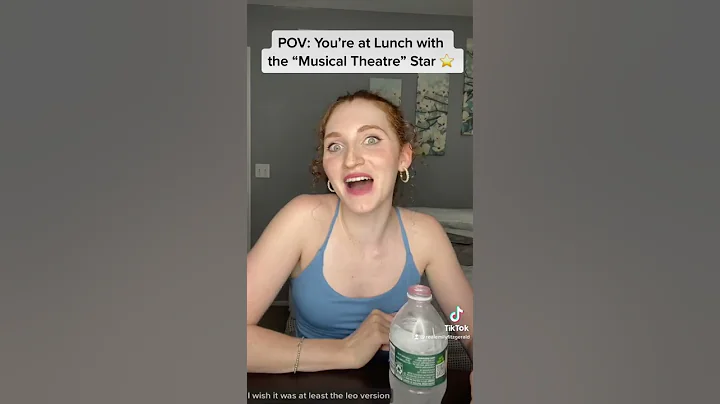 POV: Youre at Lunch with the Musical Theatre Star ...