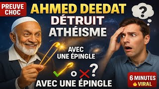 AHMED DEEDAT DESTROYS an Atheist with a Simple Pin (Proof of God)