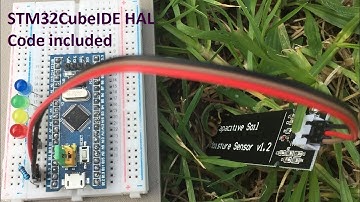 8. STM32 - Capacitive soil moisture sensor using STM32CubeIDE HAL