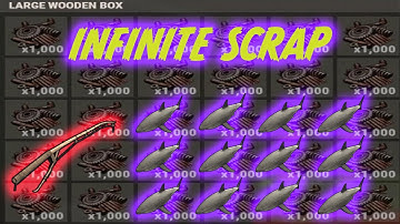 Rust Automatic Scrap Farming: up to 1500 SCRAP per hour!