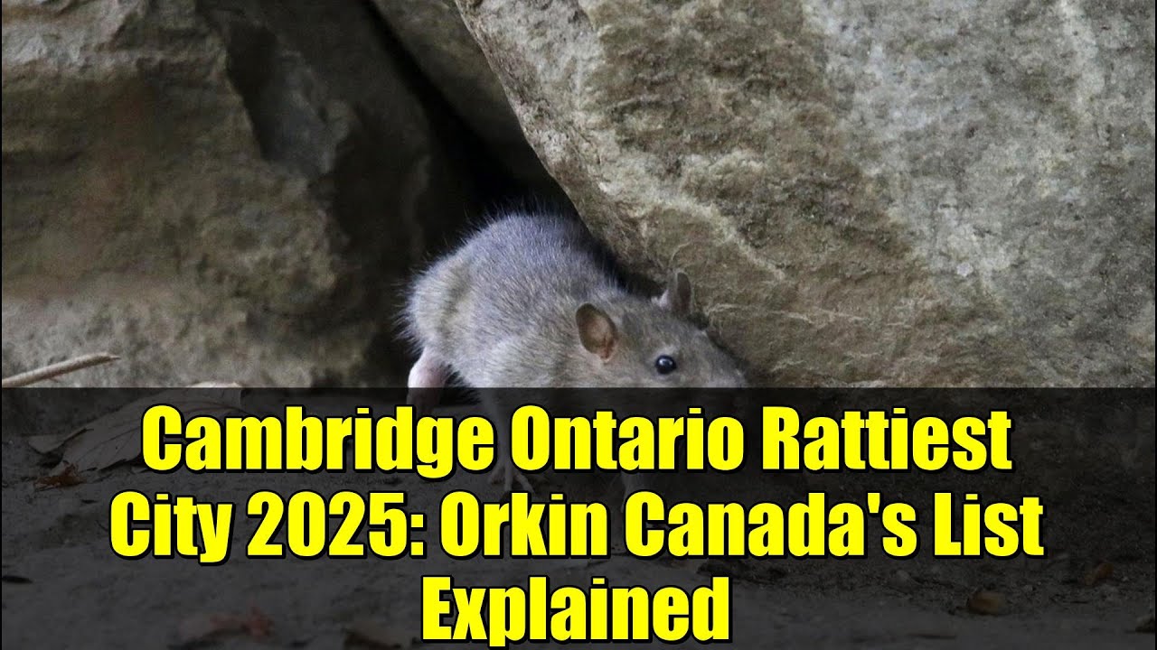 Cambridge Ontario Rattiest City 2025: Orkin Canada's List Explained