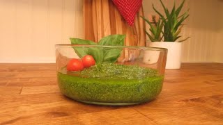 Easy Step by Step Video how to make Basil Pesto