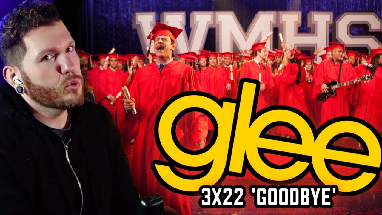 This made me cry! | First time watching GLEE 3x22 'Goodbye' REACTION