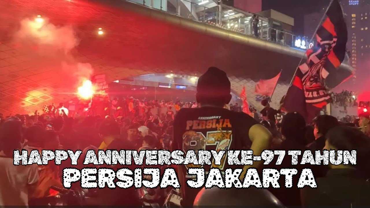 BUNDARAN HI MACET TOTAL | HAPPY ANNIVERSARY PERSIJA JAKARTA KE-97th