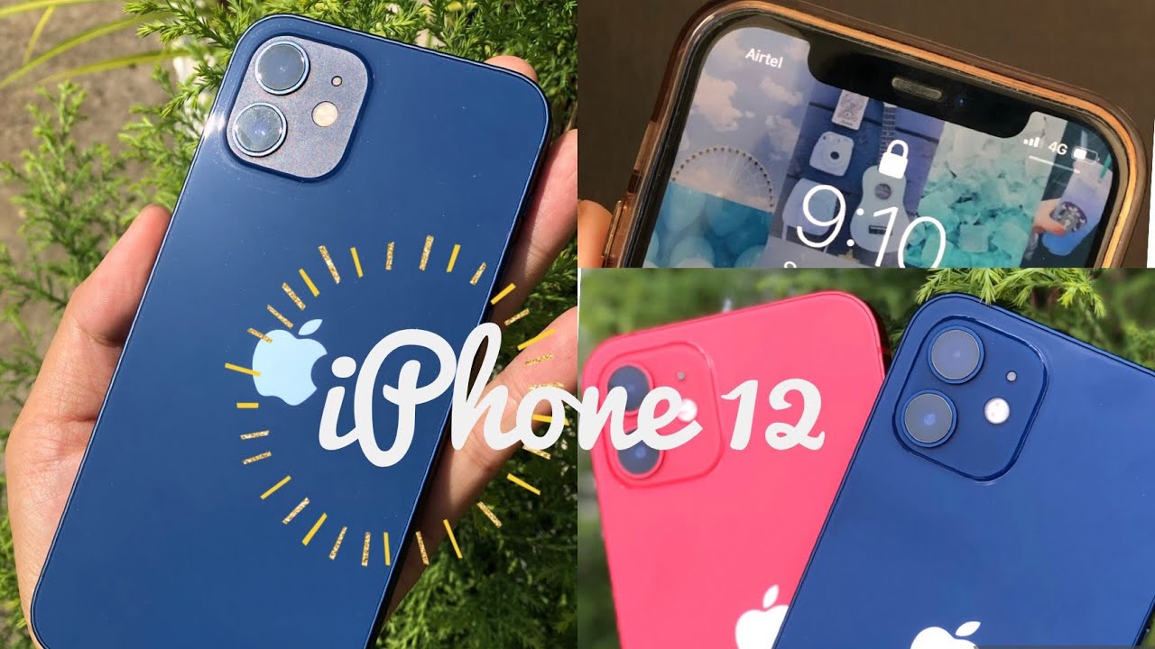 iPhone12 blue amazon unboxing and setup 128GB