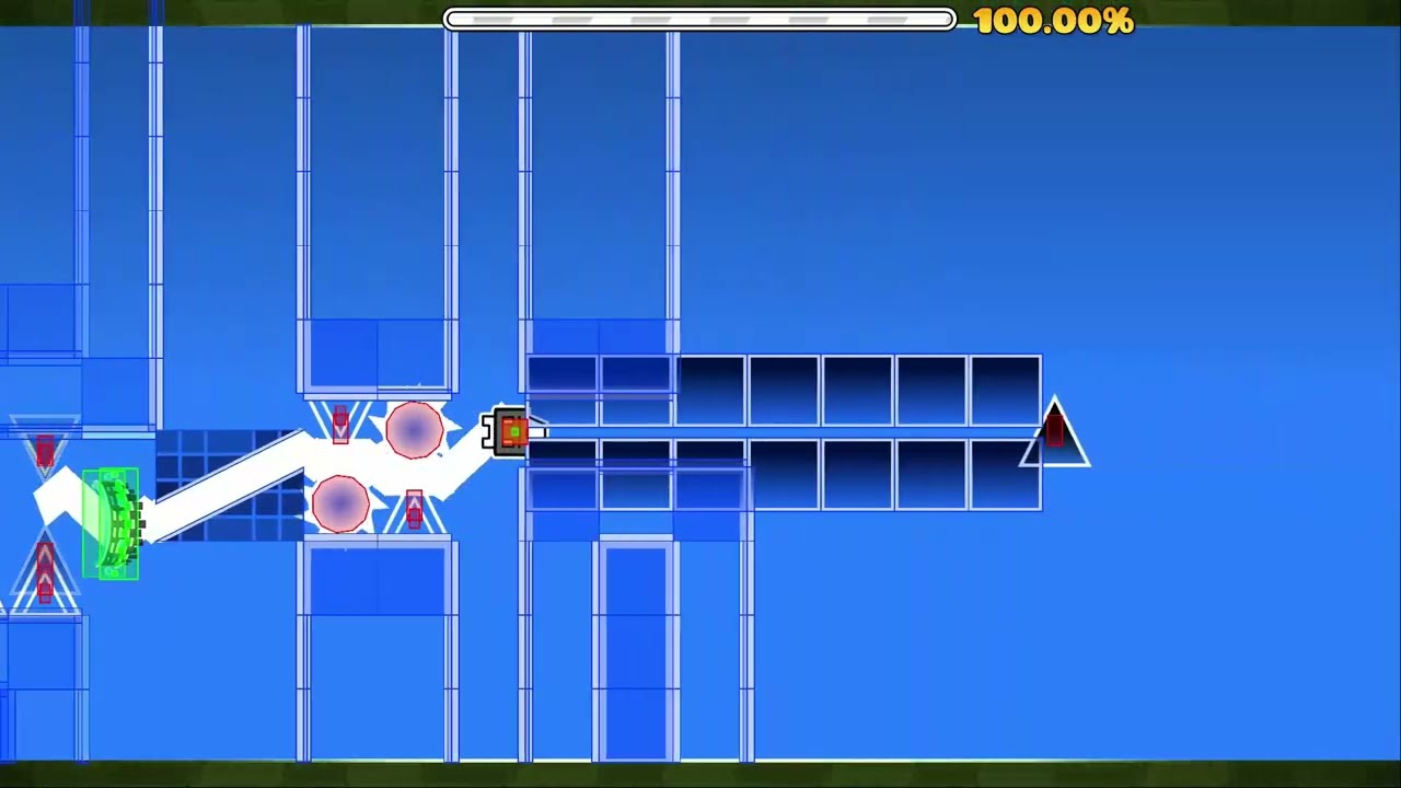 The Golden Challenge Buffed - TPLL Geometry Dash SHOWCASE layout wclicks