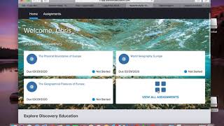 Discovery Education Assignment Tutorial