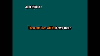 Ricky Nelson  - Just Take A Moment - clay wood karaoke