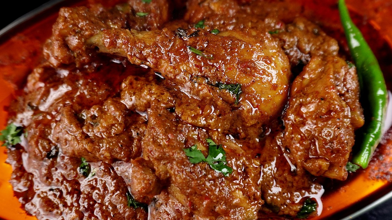 Hyderabadi Masala Chicken | Thick, Spicy Chicken Gravy