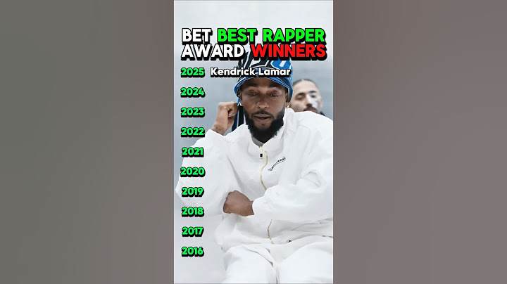 The BEST Rapper Of Each Year