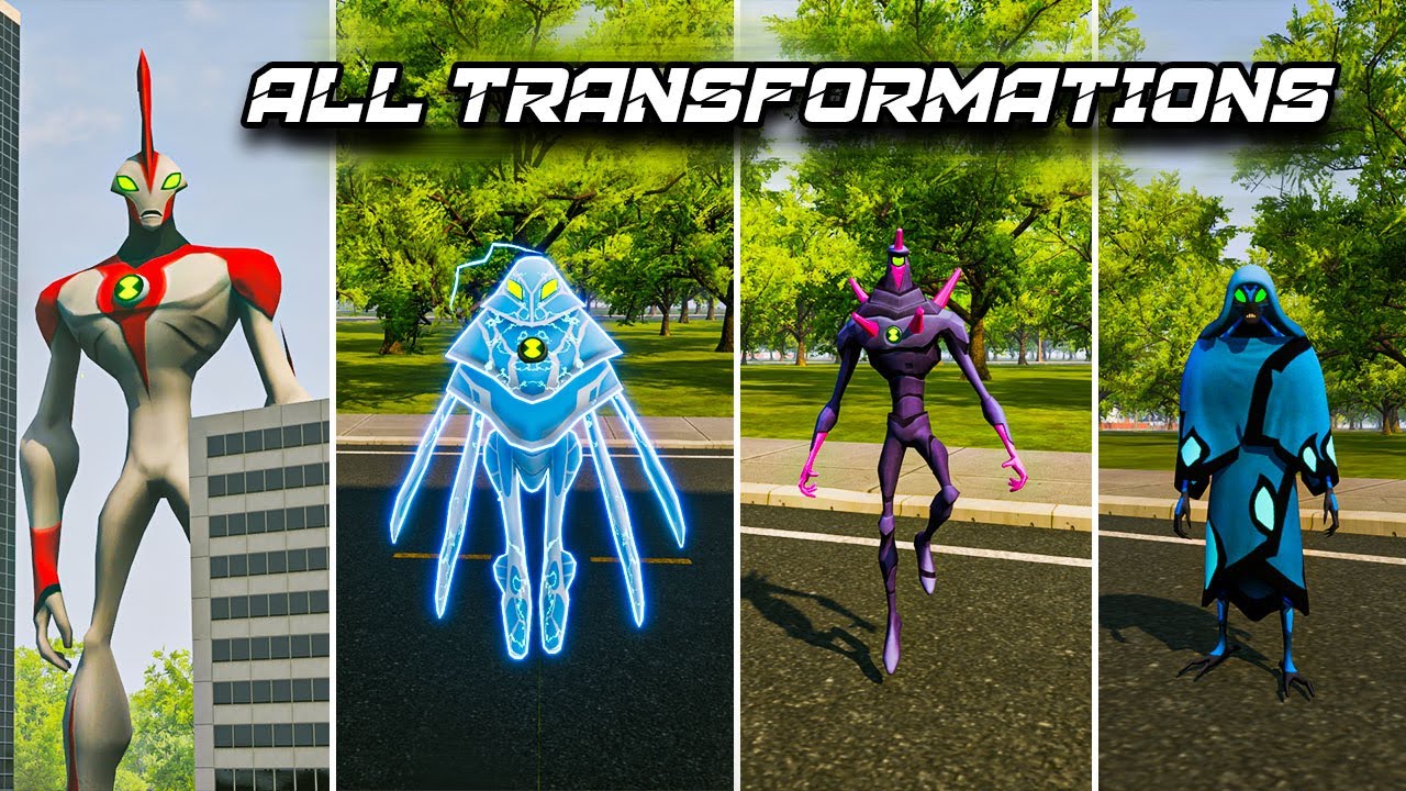 Ben 10: Galvan Game All Transformations | Free Roam Gameplay