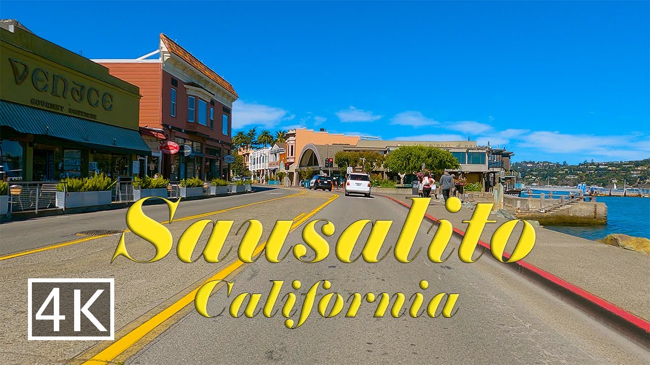 [4K] Sausalito California Driving Tour YouTube