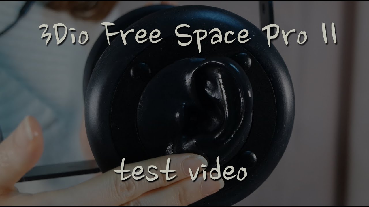 KOREAN한국어ASMR｜드디어 삼디오 샀어요ㅠㅠㅠ｜3DIO Free Space pro 2 test video