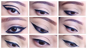 How To: 9 Different Eyeliner Styles on HOODED EYES | Easy Beginner Friendly Tutorial