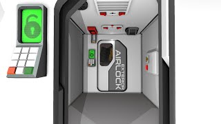Stationeers custom airlock script using built in door keypads