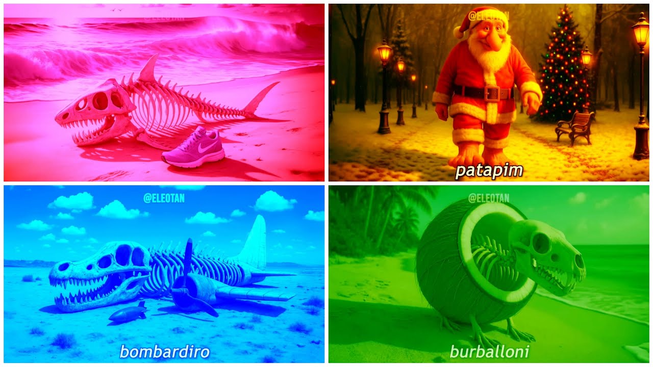 ITALIAN BRAINROT EXE 4 COLORS 4 MUSIC🎧#ItalianBrainrot  #TungTungTung #TralaleroTralala #lyrics