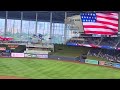 The Cuban and US national anthems before today's Mets @ Marlins clash