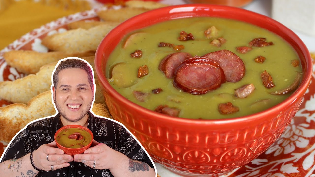 SOPA DE ERVILHA - RECEITAS QUE AMO