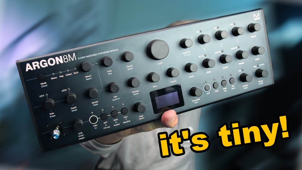 Argon 8 Module review // affordable wavetable synthesizer