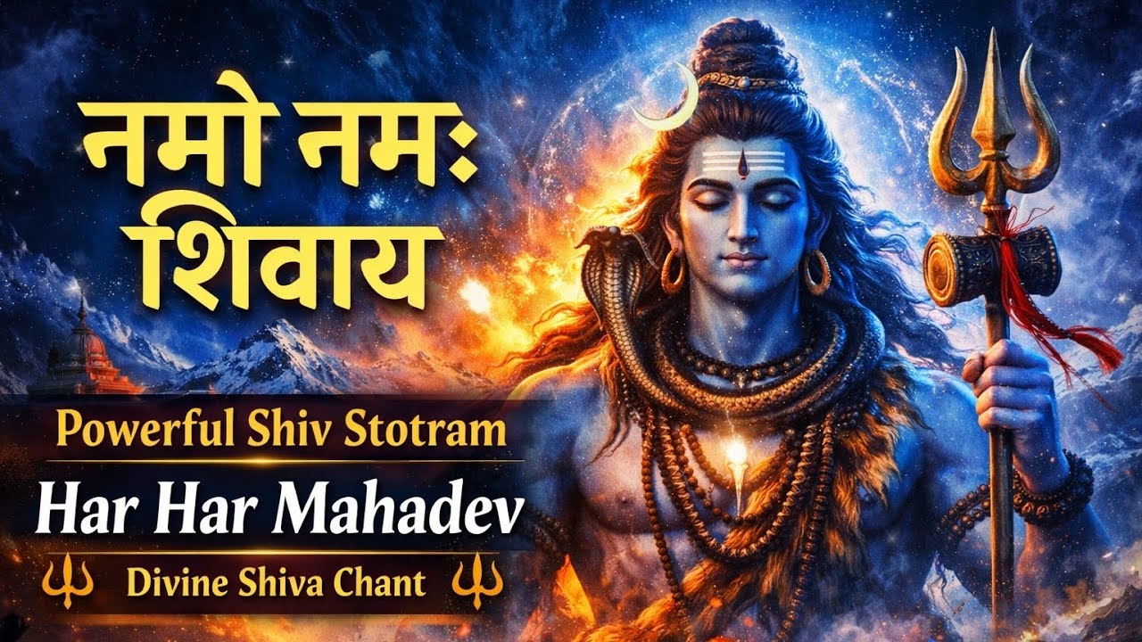 नमो नमः शिवाय | Powerful Shiv Stotram | Har Har Mahadev | Divine Shiva Chant