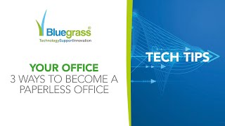 3 ways to become a paperless office