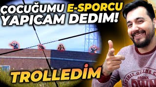 ÇOCUĞUMU ESPORCU YAPICAM DEDİM TROLLEDİM !!! PUBG MOBILE EĞLENCELİ KOMİK TROL ANLAR