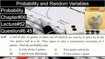 Probability and Random Variables | Chapter#06 | Question No#6.45 | 1st Year Statistics Dr. Faqir
