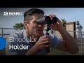 Benro Binocular Holder | Arca-Swiss Compatible Binocular Mount with Mounting Threads